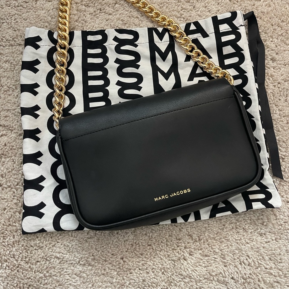 Marc Jacobs J Marc Black Crossbody Chain Shoulder Bag - Picture 5 of 6